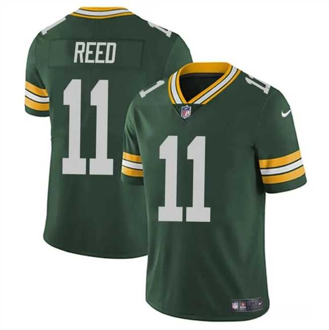 Men & Women & Youth Green Bay Packers #11 Jayden Reed Green Vapor Untouchable Limited Jersey->houston texans->NFL Jersey